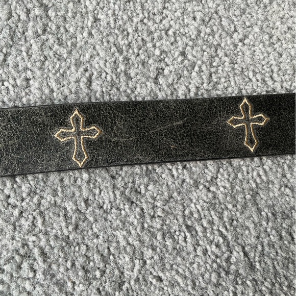 A Justin leather belt, size 36 - Picture 3 of 6